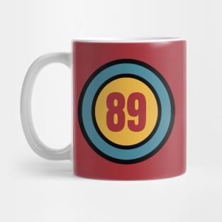 The Number 89 - eighty nine - eighty ninth - 89th Mug